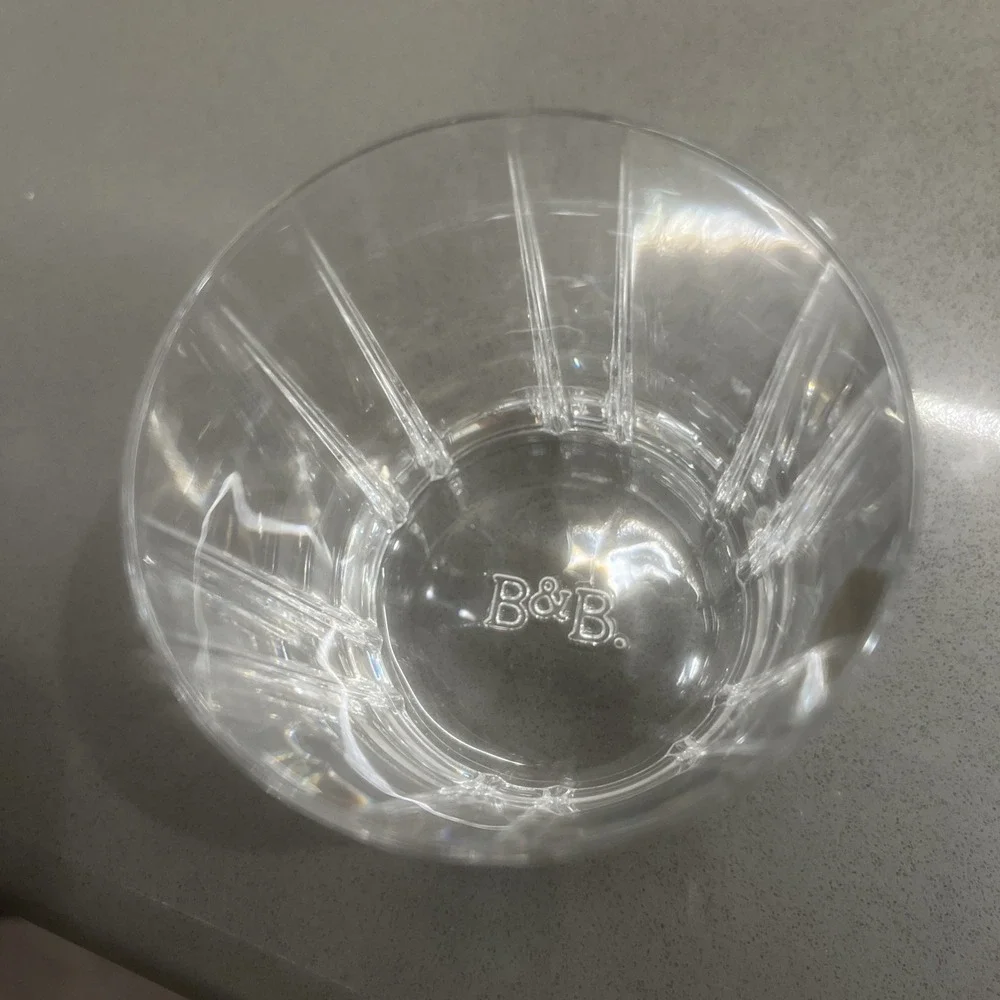 6-Capri Crystal Cristallo Al Piombo 24% Italia 10 oz Whiskey Glasses. EUC